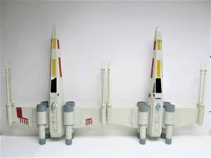 2 LARGE Star Wars X-Wing Fighters