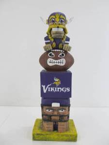 MN VIKINGS Decorative Totem Pole Display