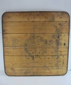 Large Antique Primitive WABASH Pot Belly Stove Floor Board