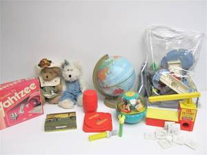 Large Group of Vintage Toys Games etc