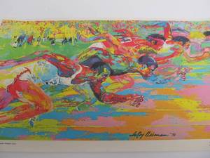 Vintage 1970s LEROY NEIMAN Bicentennial Track &amp Field Print