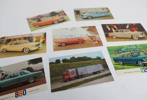 Vintage Early 60s Auto Dealership Postcards - Rambler etc