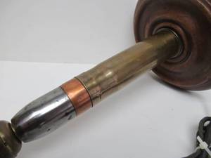 Orig Vintage WW2 era Trench Art Artillery Shell Table Lamp