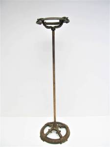 Nice Antique Cast Iron Smoking Stand