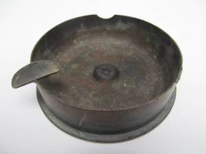 Original Antique WW1 Trench Art Artillery Shell Ashtray