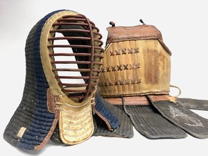 Original Vintage WW2 Era Japanese Kendo Armor &amp Face Shield