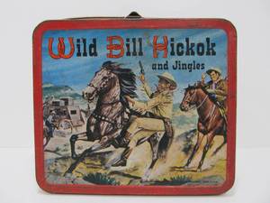 Vintage WILD BILL HICKOK &amp Jingles Metal Lunchbox