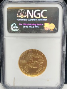 1986 US $25 Gold Eagle Coin - MS69