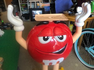 Large Red M&ampM Store Display Stand