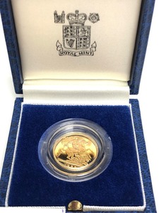 1988 UK Half Sovereign Proof Solid Gold Coin