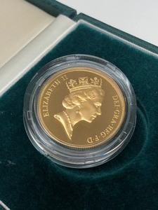 1988 UK 2 Pound Solid Gold Proof Coin