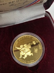 1988 Seoul Korea Olympics Solid Gold Goin