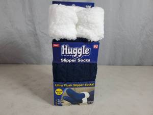 lot 56 image: New Huggle Ultra Plush Slipper Socks