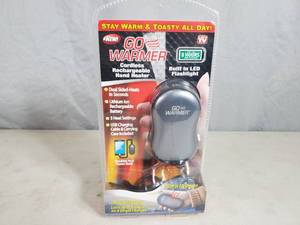 lot 64 image: New Go Warmer Cordless Rechargeable Hand Heater