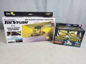 lot 66 image: New Tac Visor and New Night Sight Glasses