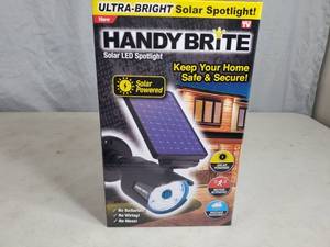 lot 68 image: New Handy Brite Solar LED Spotlight