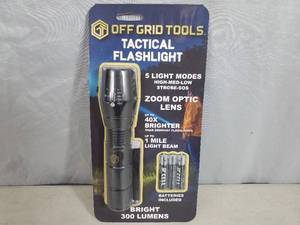 lot 77 image: New Off The Grid Tools Tactical Flashlight