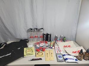 lot 103 image: Odor Eliminator, Energy Drinks, Farmers Almanac, More