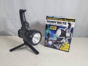 lot 106 image: Handy Brite LED Worklight and Spotlight with Tripod