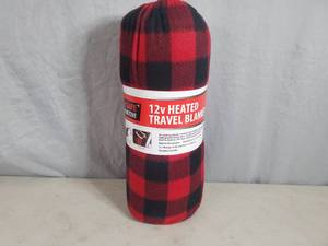 lot 117 image: New 12 Voly Heated Travel Blanket