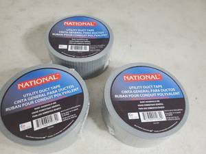lot 118 image: 3 New Rolls of Duct Tape