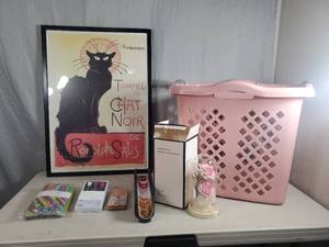 lot 179 image: Hamper, Framed Poster, More