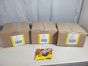 lot 187 image: 3 New Cases of Dots Honey Mustard Pretzels
