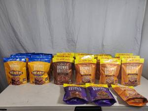 lot 189 image: 21 New Bags of Assorted Brownie Brittle