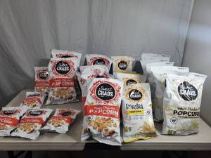 lot 194 image: 22 New Bags of Sweet Chaos Popcorn