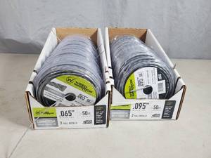 lot 196 image: 16 New Spools of Commercial Twisted Trimmer Line