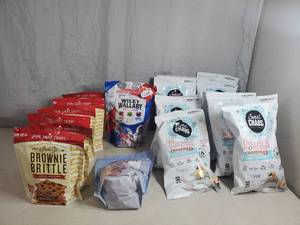 lot 220 image: Sweet Choas Popcorn, Brownie Brittle, and Wiley Wallaby Licorice