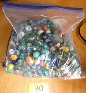 lot 30 image: A Large bag of Marbles