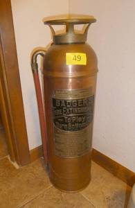 lot 49 image: Vintage Fire Extinguisher - full size 24