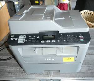 lot 159 image: Brother multi-function copierscannerprinter with spare toner cartridges