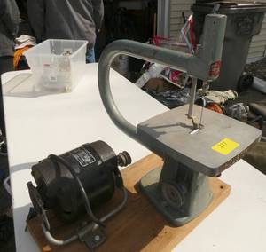 lot 227 image: homemade scroll saw