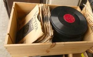 lot 353 image: Another box full of vintage records