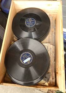 lot 354 image: Another box full of vintage records