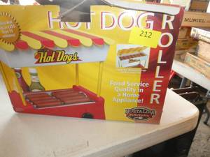 lot 212 image: Hot dog roller - looks like it was maybe used once