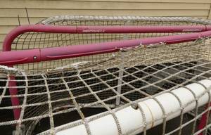lot 366 image: Two full size soccer nets