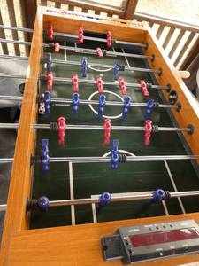 lot 119 image: A very nice Foosball table Harvard brand