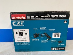 lot 2 image: MAKITA 12V MAX CXT LITHIUM ION RECIPRO SAW KIT