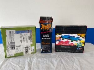 lot 84 image: 2 PUZZLES AND JENGA