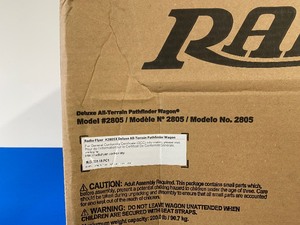 lot 44 image: RADIO FLYER DELUXE ALL TERRAIN PATHFINDER WAGON