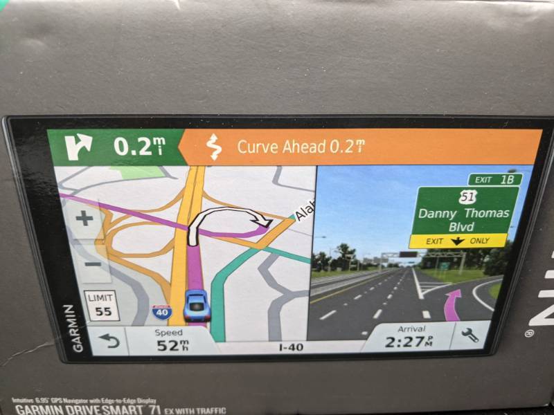 lot 105 image: Brand New Garmin DriveSmart 71 with traffic EX GPS - T