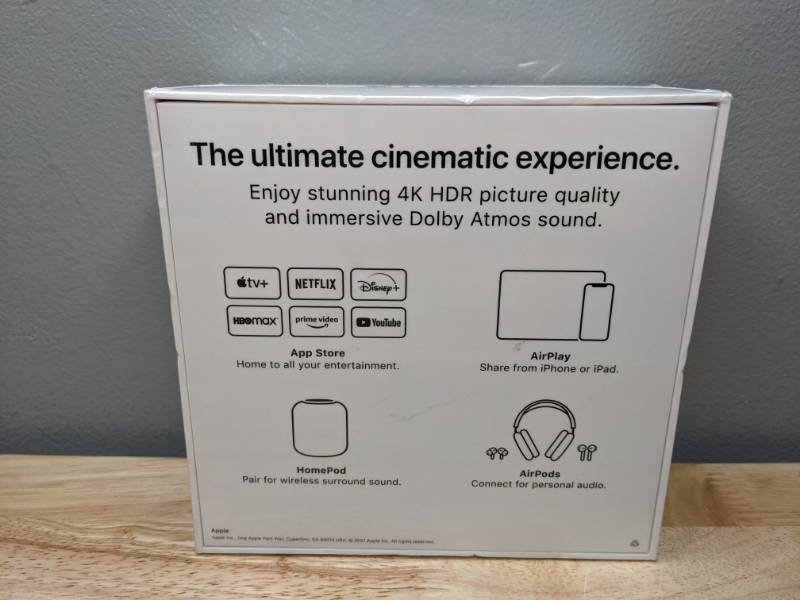 lot 11 image: Brand New Apple TV 4K HDR 32GB Netflix HBO YouTube - T