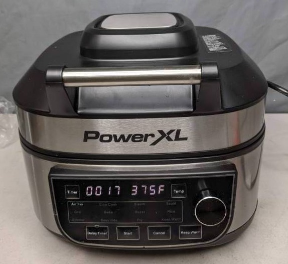 PowerXL Grill Air Fryer Combo 12-in-1 NEW box damage