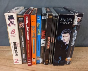 lot 125 image: DVD Sets Johnny Carson, Curb your Enthusiasm, Scrubs, Madmen, Angel, & More - B