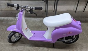 lot 130 image: Razor Pocket Mod Betty 24V Electric Scooter - N