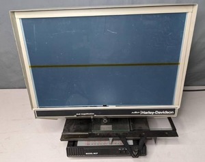 lot 153 image: RARE Vintage AMF Harley Davidson Micron Corp Microfiche Reader - N