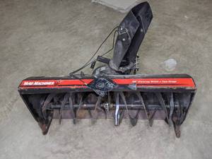 lot 163 image: Yard Machines Snowblower Attachment - N